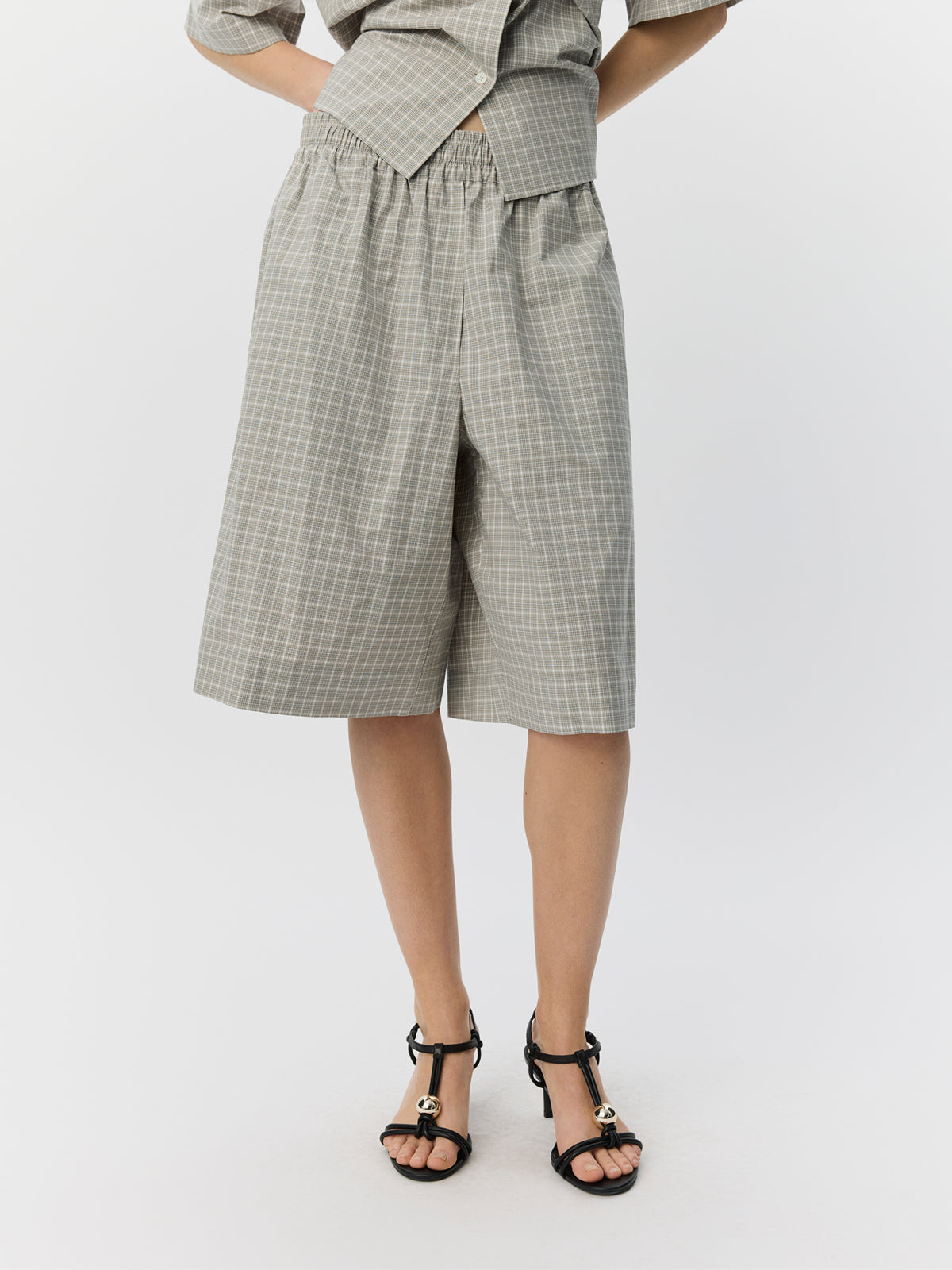 Sofie Schnoor WOMEN BLAIRSW BERMUDA SHORTS Shorts 8040 Grey check