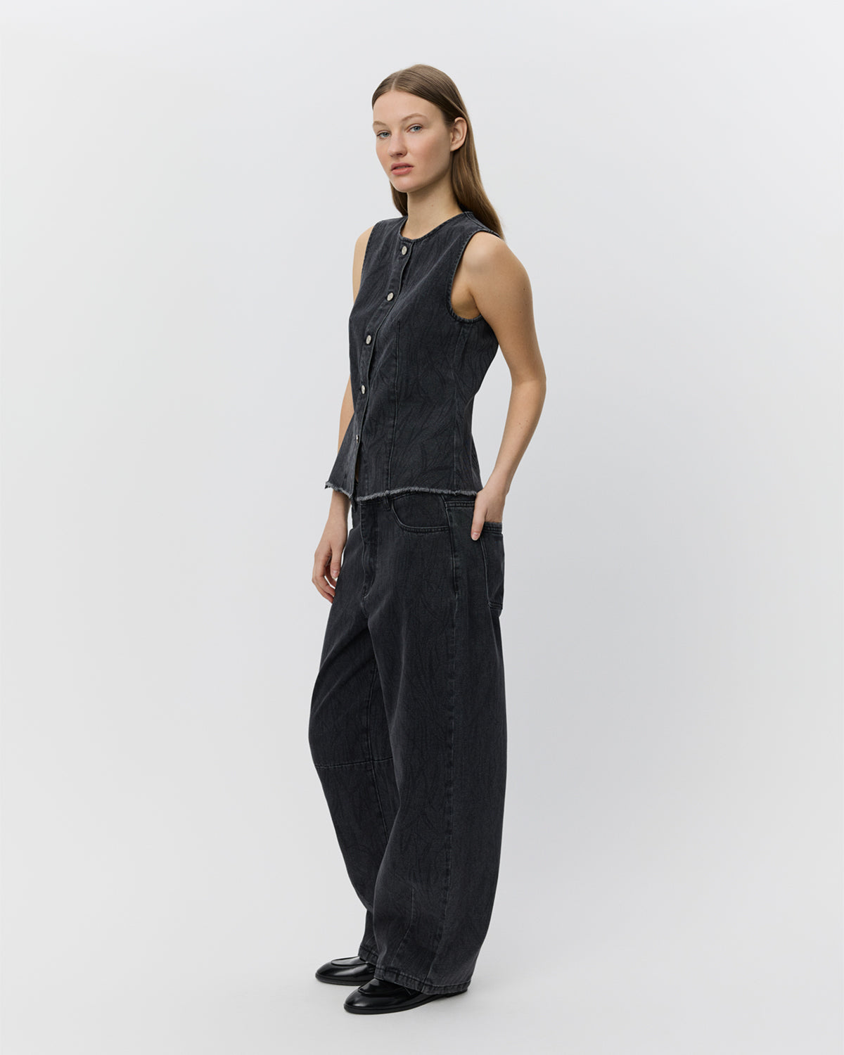 Sofie Schnoor WOMEN CARLASW VEST Vest 1015 Washed black