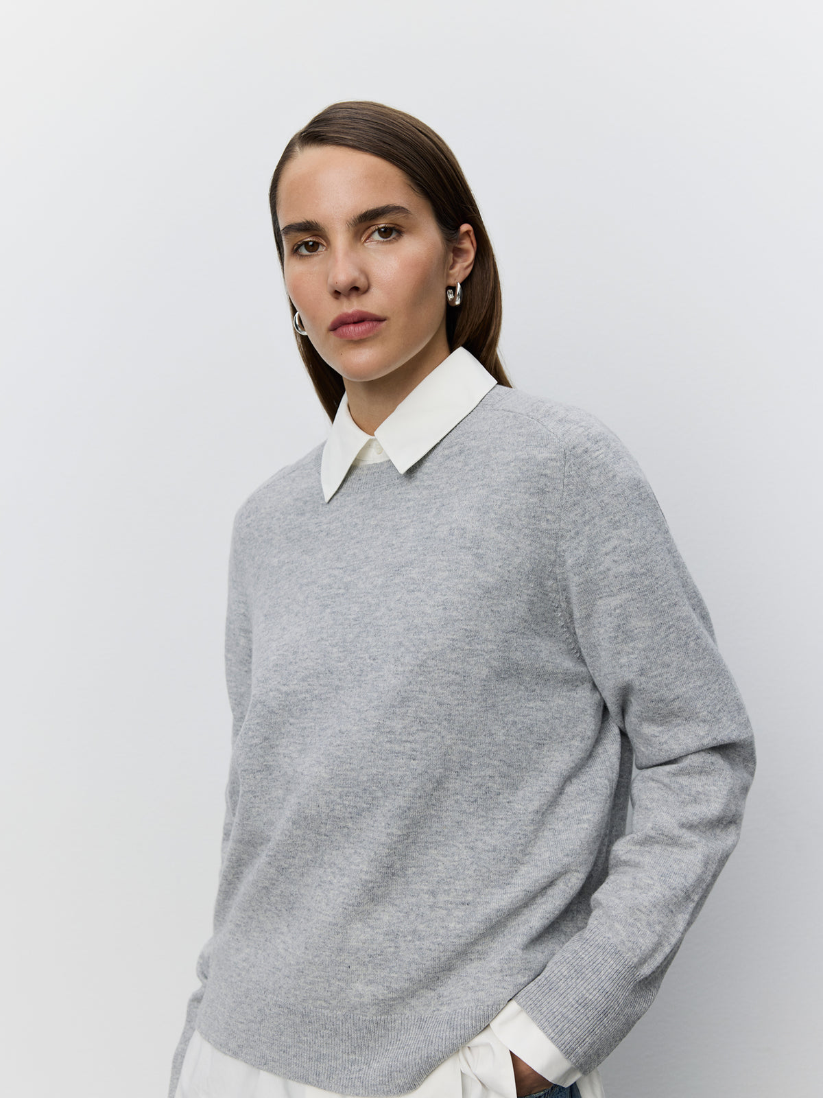 Sofie Schnoor WOMEN DELIASW STRIK Strik 8010 Grey melange