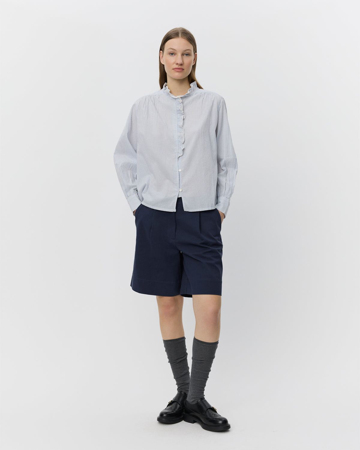 Sofie Schnoor WOMEN EDNASW SKJORTE Skjorte 5094 Light Blue striped
