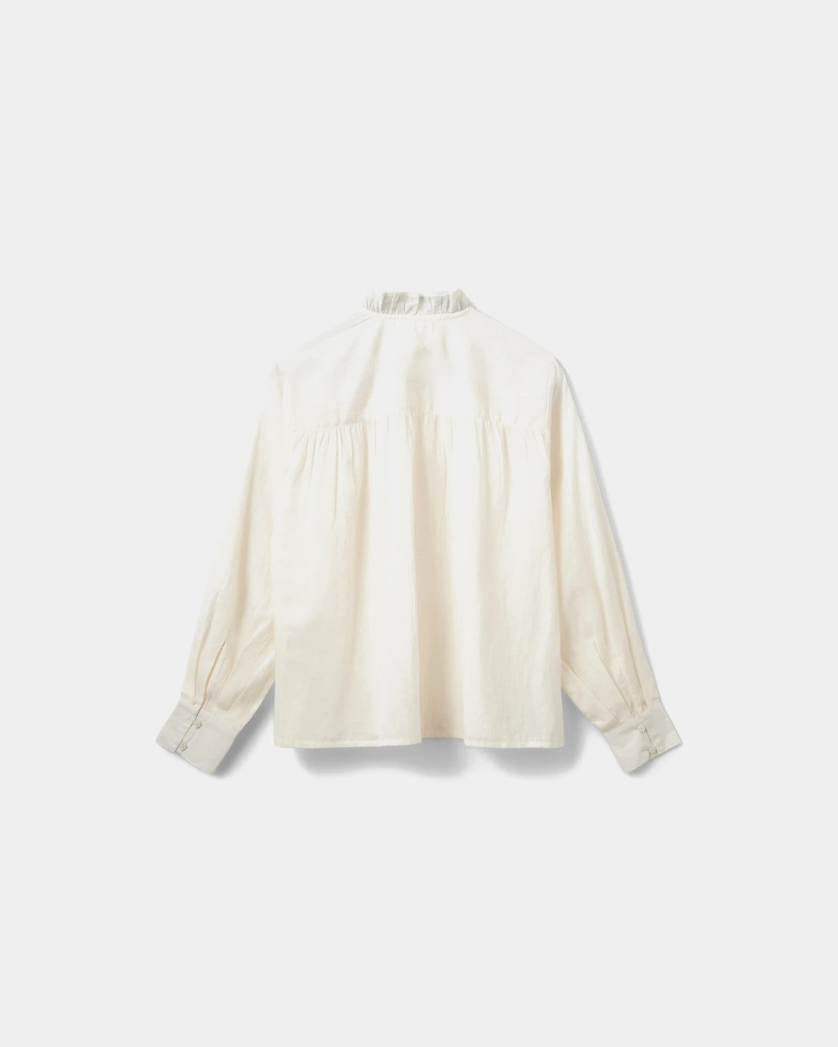 Sofie Schnoor WOMEN EDNASW SKJORTE MED FLÆSE Skjorte 0103 Off white