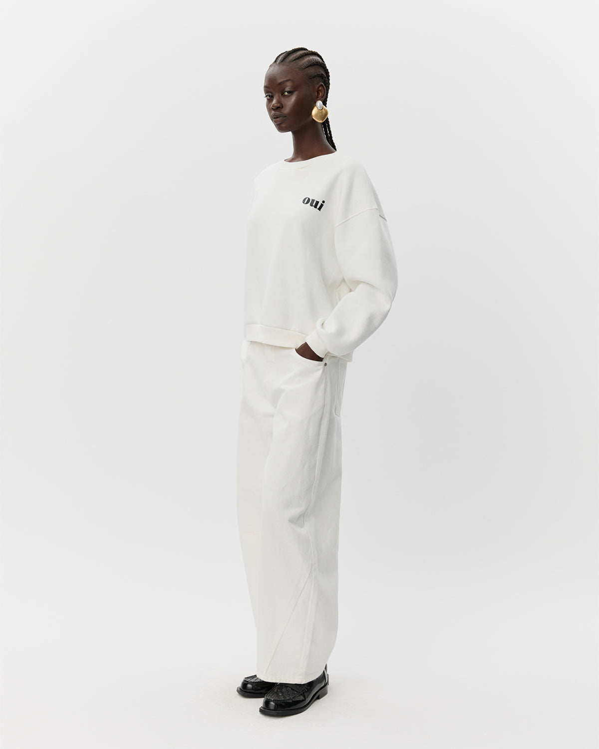 Sofie Schnoor WOMEN ELINSW SWEATSHIRT Sweatshirt 0103 Off white