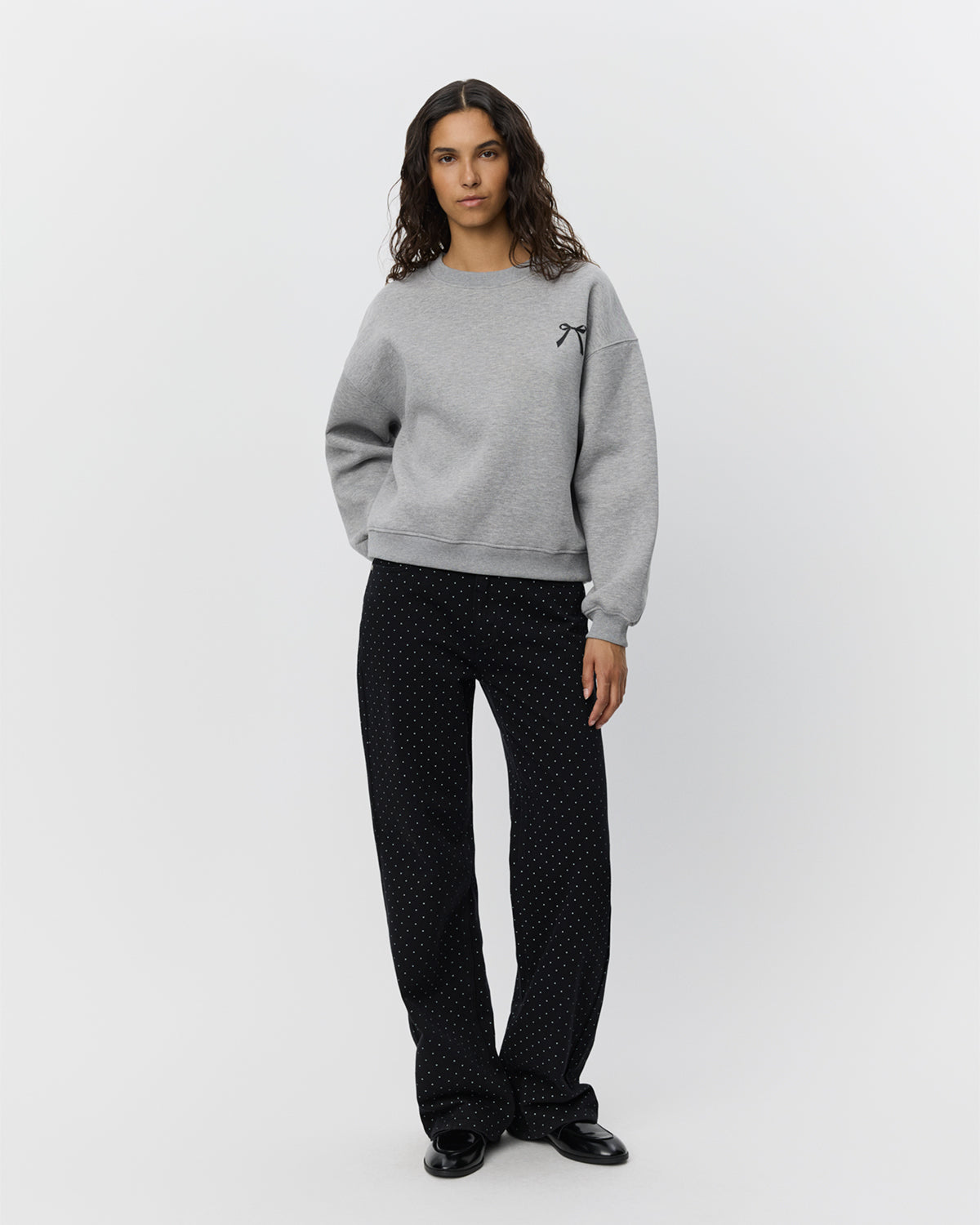 Sofie Schnoor WOMEN ELISW SWEATSHIRT Sweatshirt 8010 Grey melange