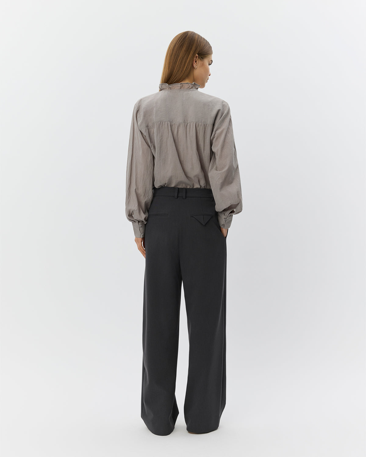 Sofie Schnoor WOMEN ELSABETHSW SUITING BUKSER Buks 8008 Dark grey