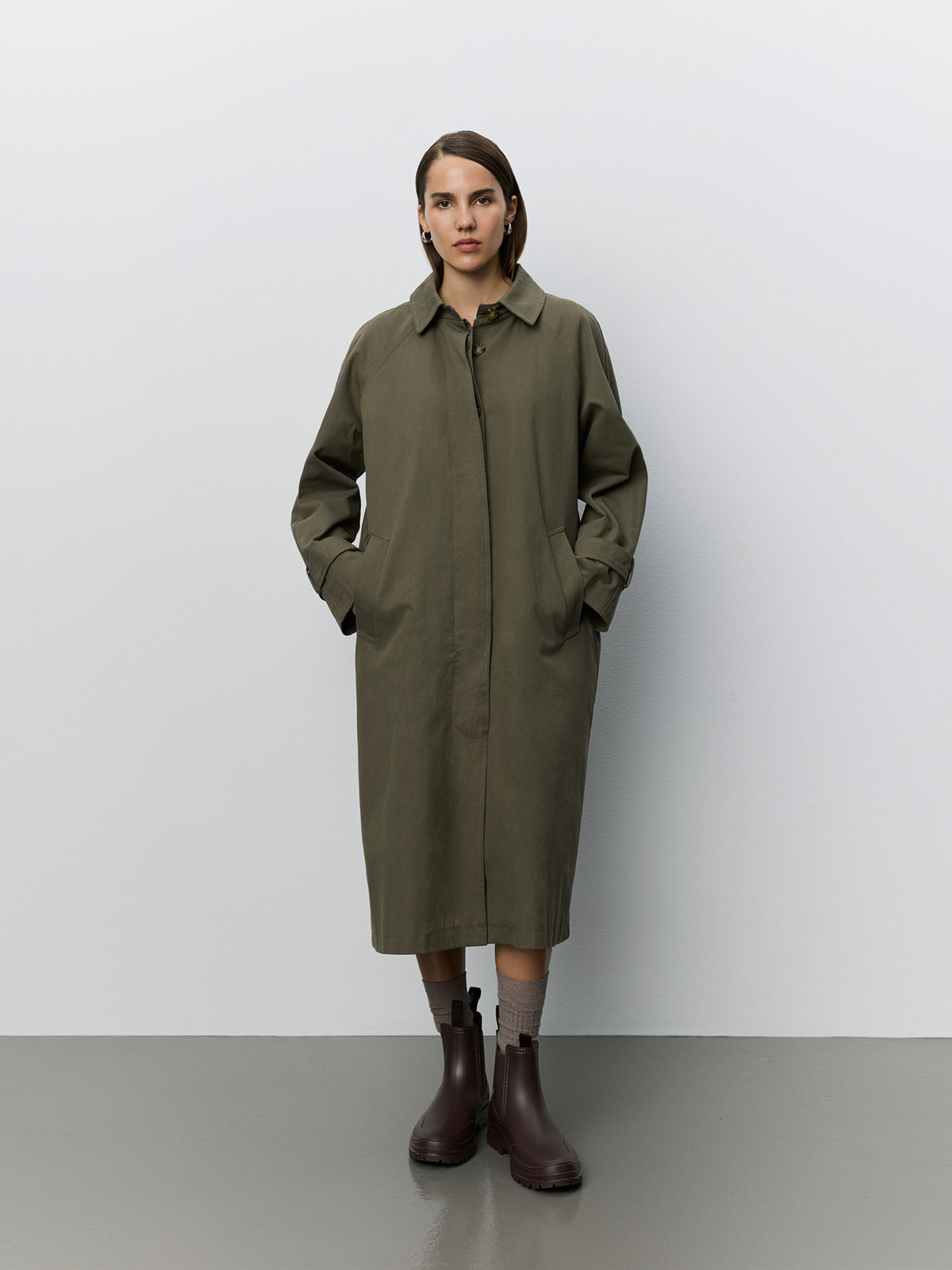 Sofie Schnoor WOMEN ENISESW FRAKKE Frakke 3039 Army green