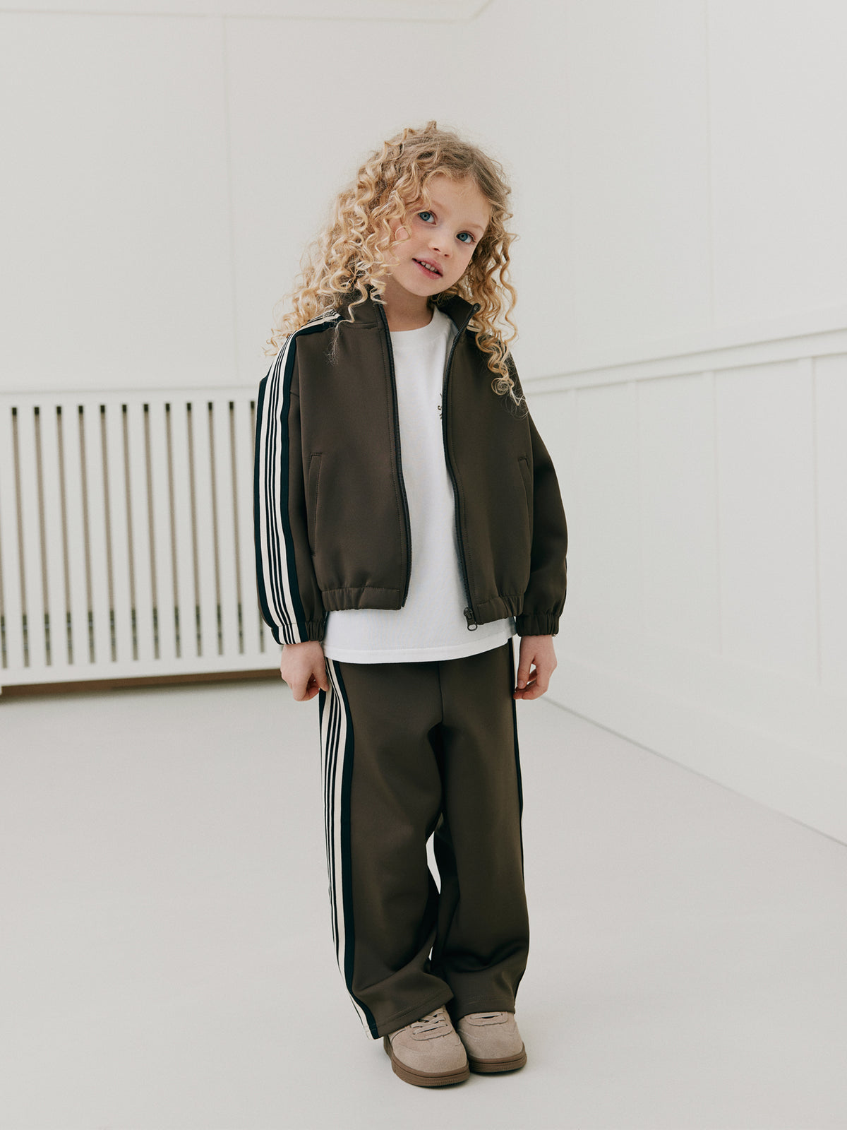 Sofie Schnoor KIDS GABBIKB BUKSER Sweatpants 7014 Brown