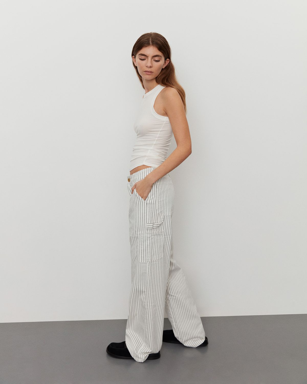 Sofie Schnoor WOMEN GITTESW BUKSER Buks 0140 Off White Striped