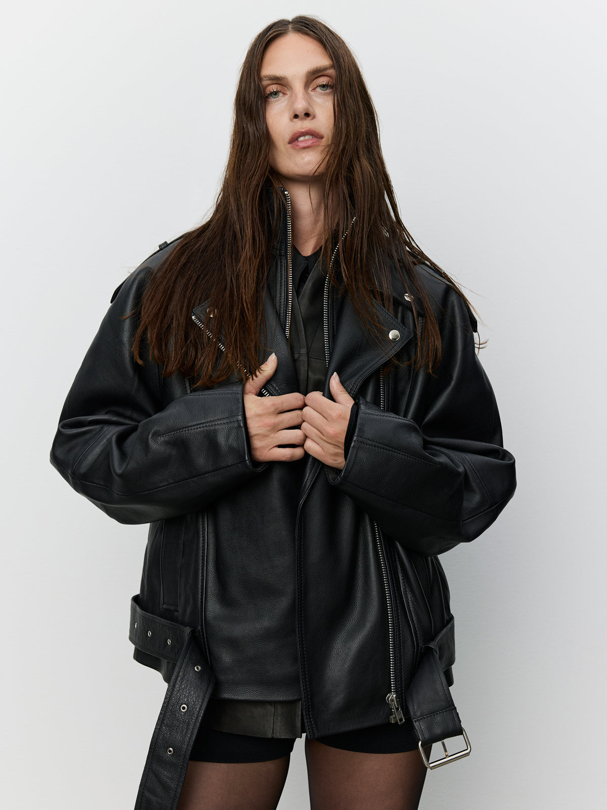 Sofie Schnoor WOMEN ICON 001 - SLOANESW LÆDERJAKKE Læderjakke 1000 Black