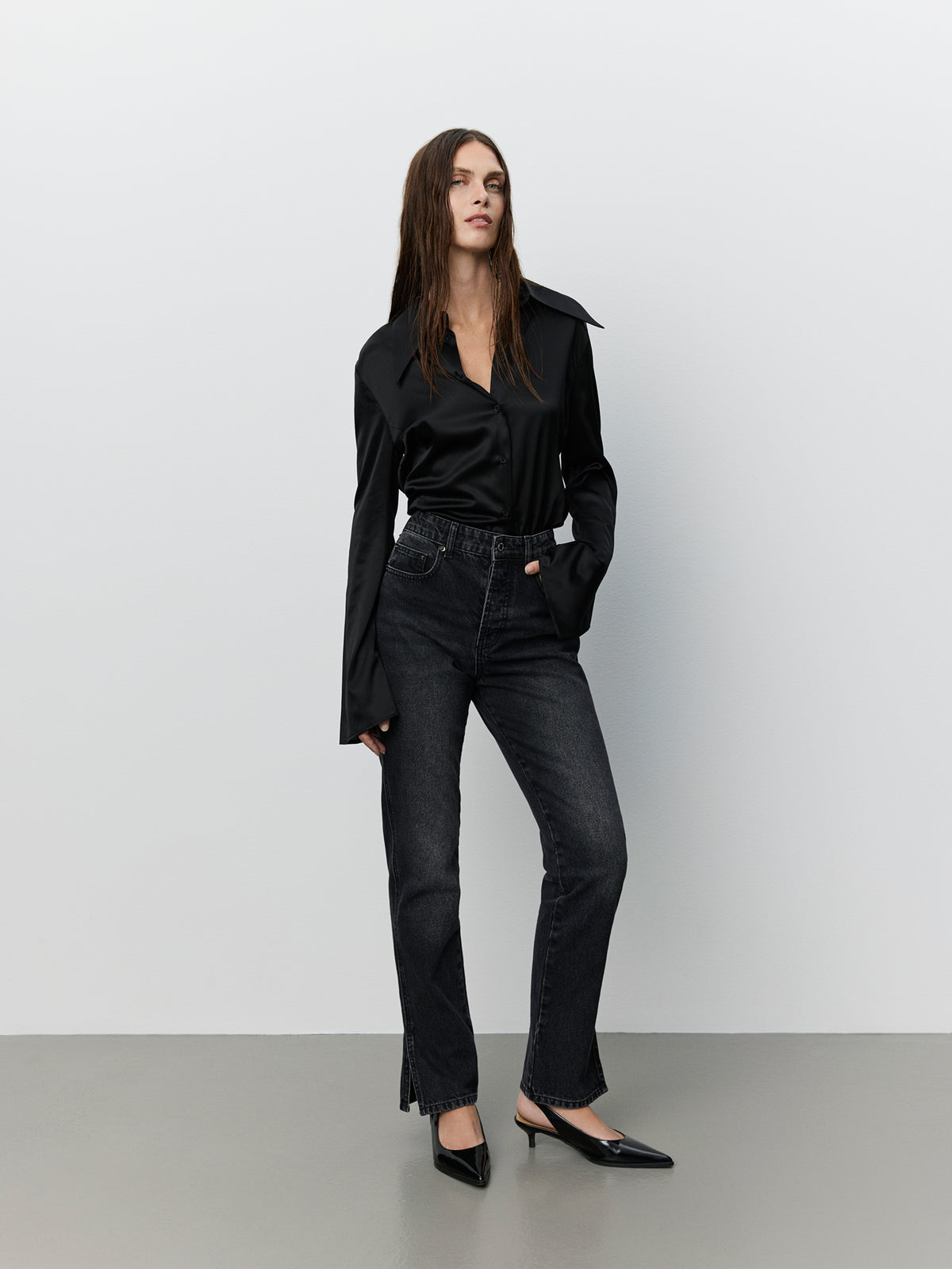 Sofie Schnoor WOMEN ICON 015 - TAMMYSW SILKESKJORTE Skjorte 1000 Black