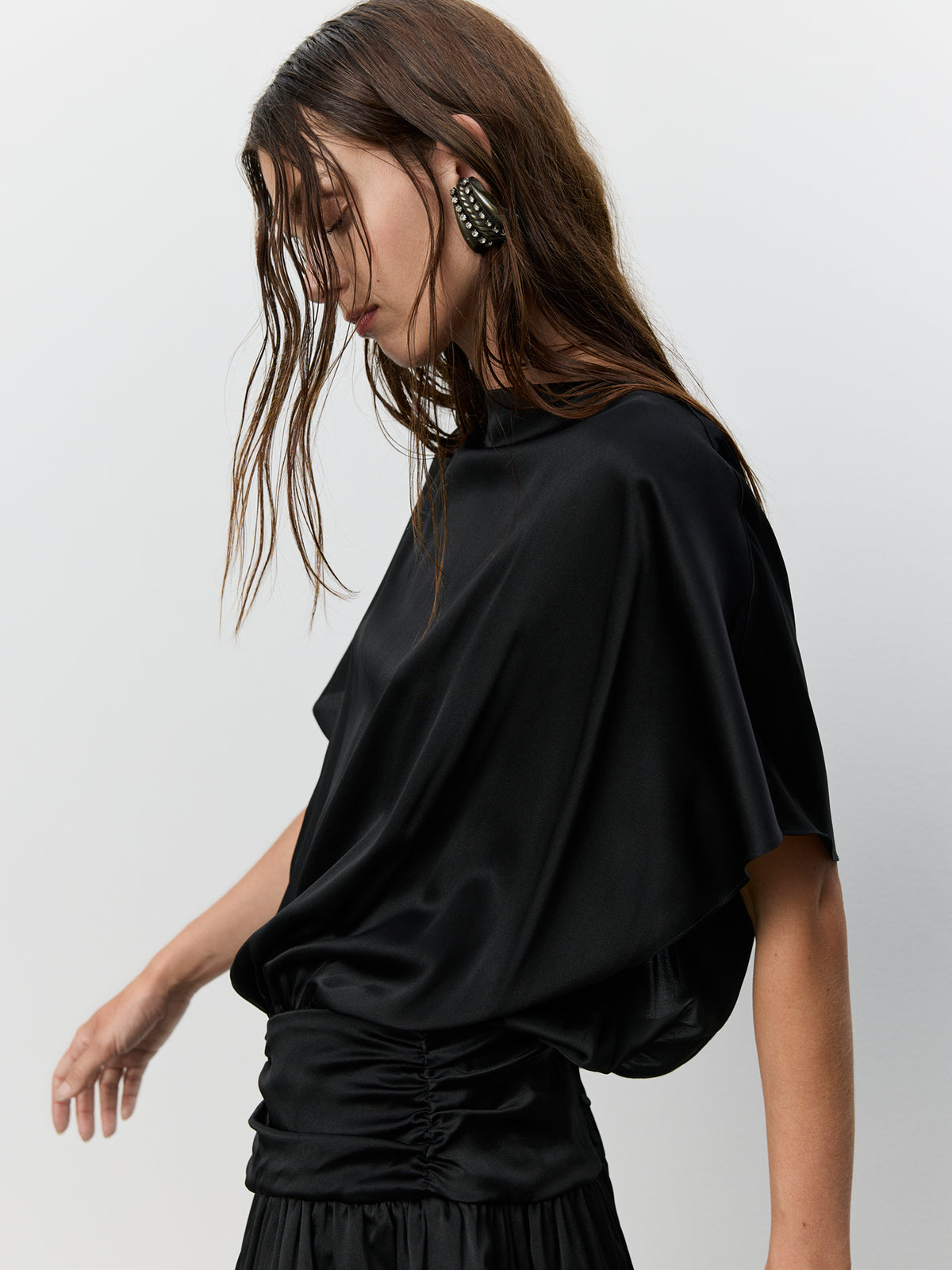 Sofie Schnoor WOMEN ICON 017 - EMBERSW SILKEKJOLE Kjole 1000 Black