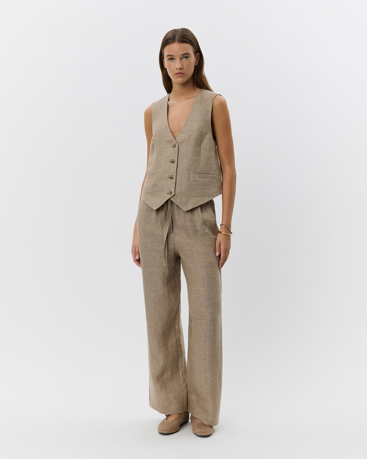 Sofie Schnoor WOMEN IDASW VEST Vest 7055 Light brown