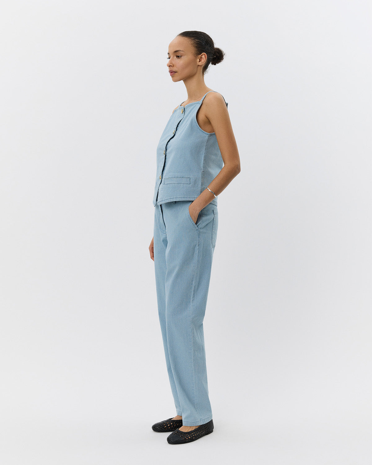 Sofie Schnoor WOMEN IRISHSW BUKSER Buks 5094 Light Blue striped