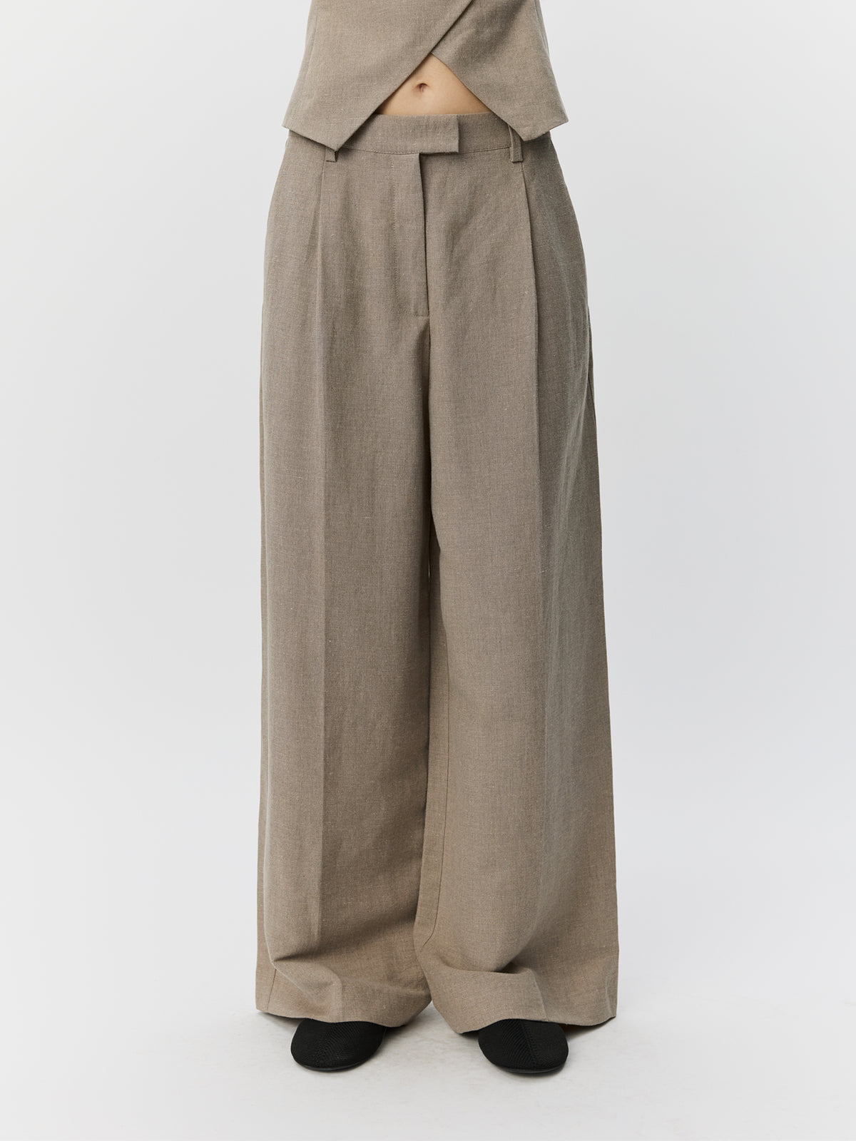 Sofie Schnoor WOMEN IZRASW HØRBUKSER Buks 7042 Dark sand