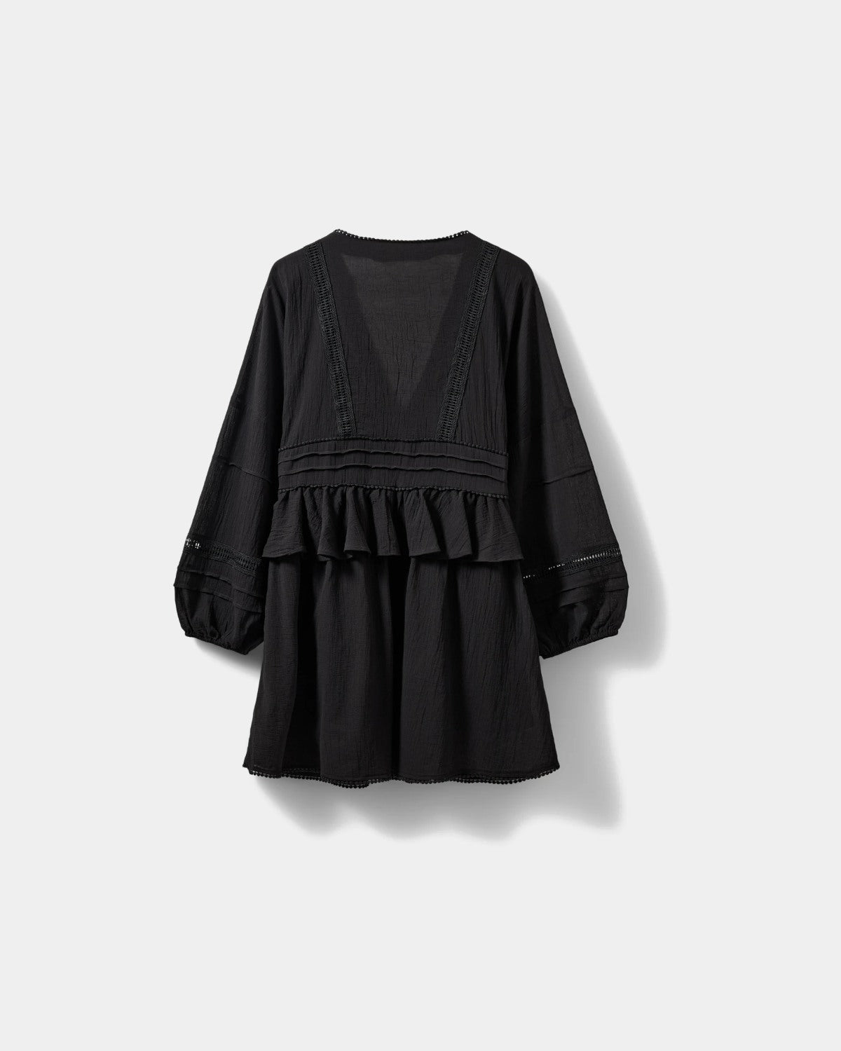 Sofie Schnoor WOMEN JOUVESW BLONDE DETALJE MIDI KJOLE Kjole 1000 Black