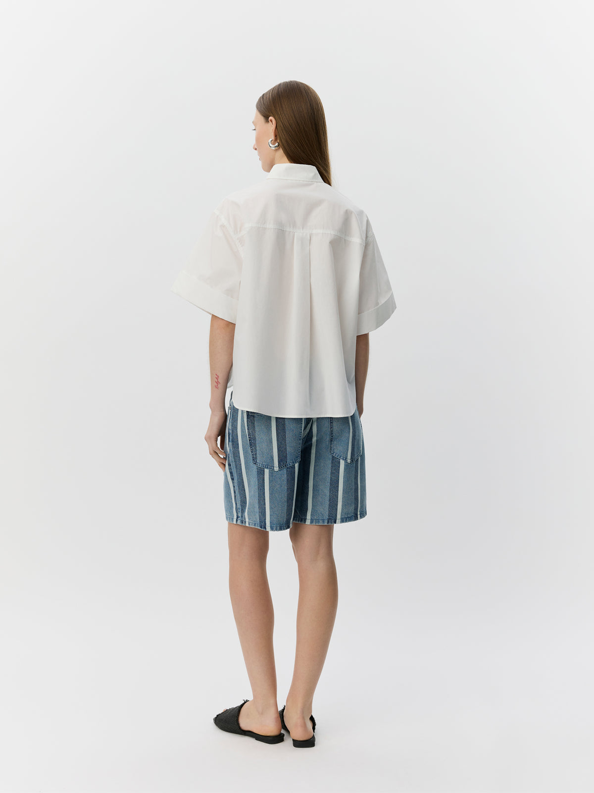Sofie Schnoor WOMEN LEANASW KORTÆRMET SKJORTE Skjorte 0141 White Alyssum