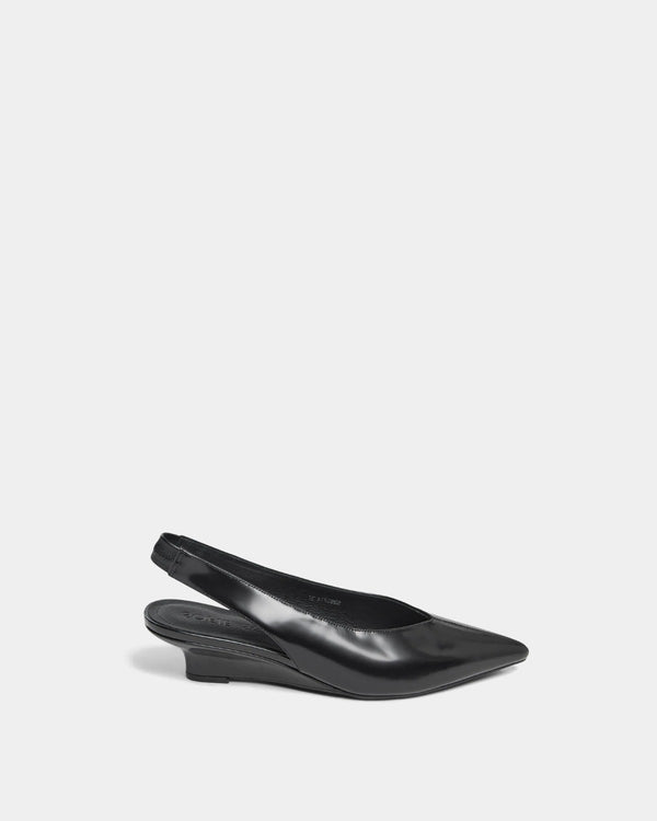 LISAYSW LÆDER SLINGBACK