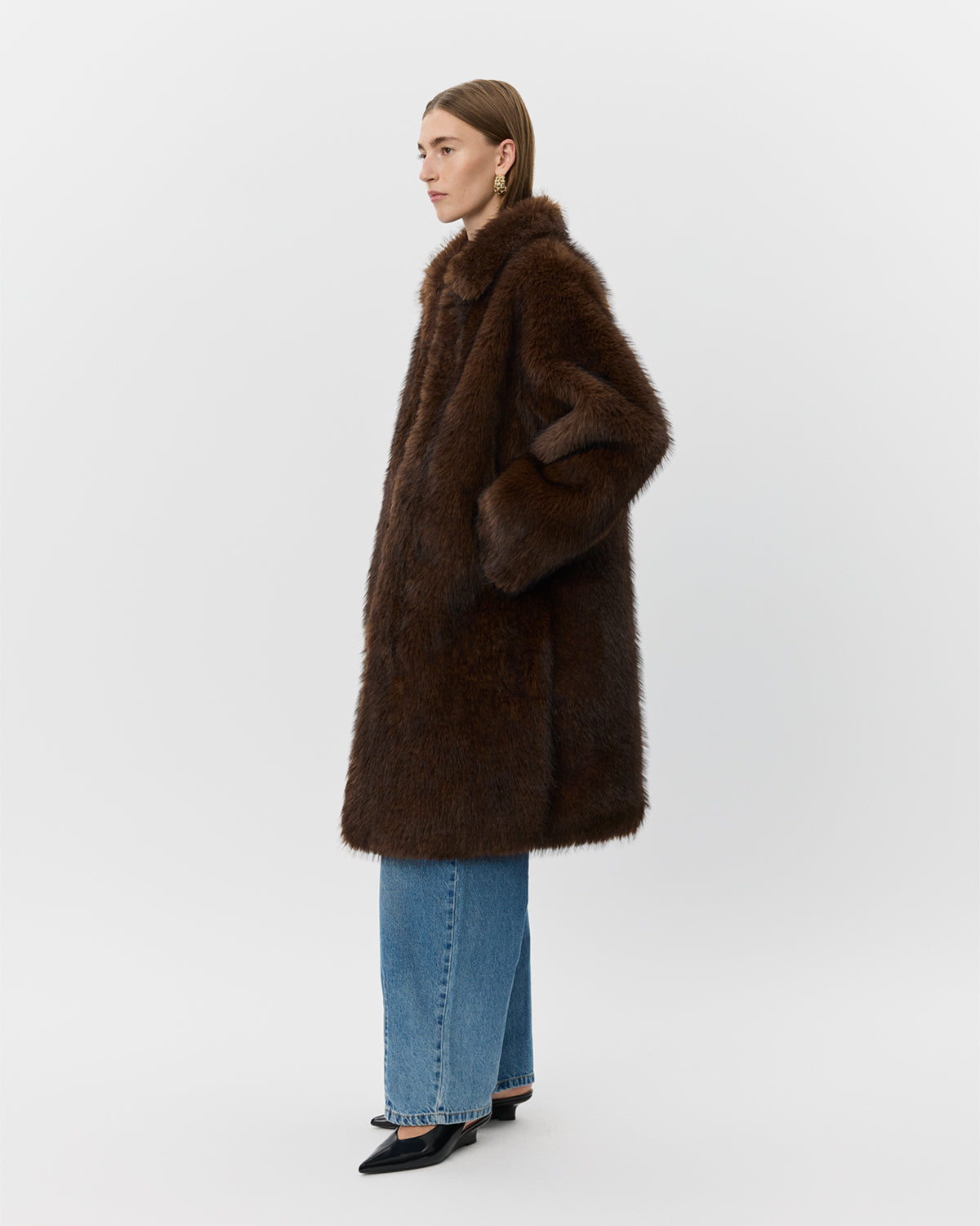 Sofie Schnoor WOMEN LIZZASW PELSFRAKKE Frakke 7052 Brown