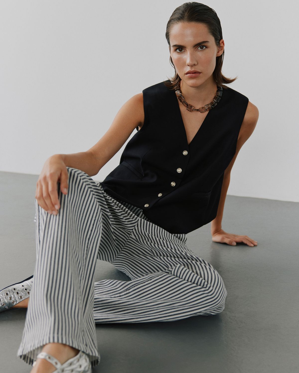 Sofie Schnoor WOMEN LUCCASW JEANS Buks 5092 Blue striped