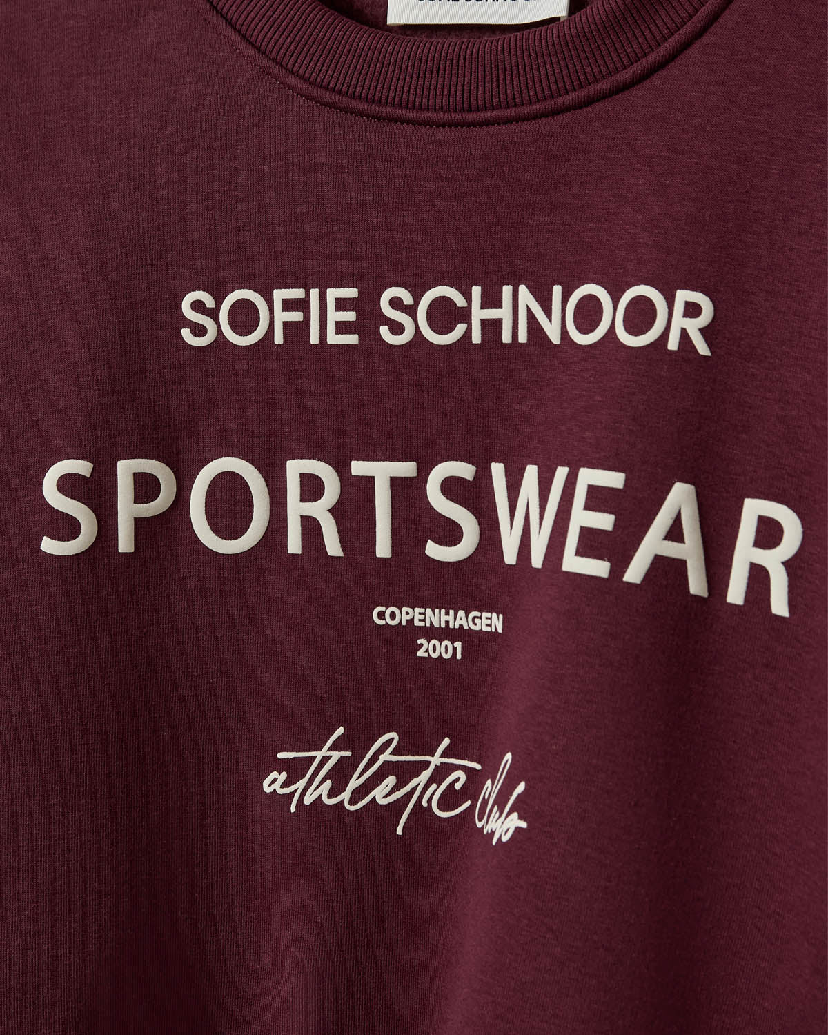 Sofie Schnoor SPORT LUISASW SWEATSHIRT Hættetrøje 4067 Burgundy