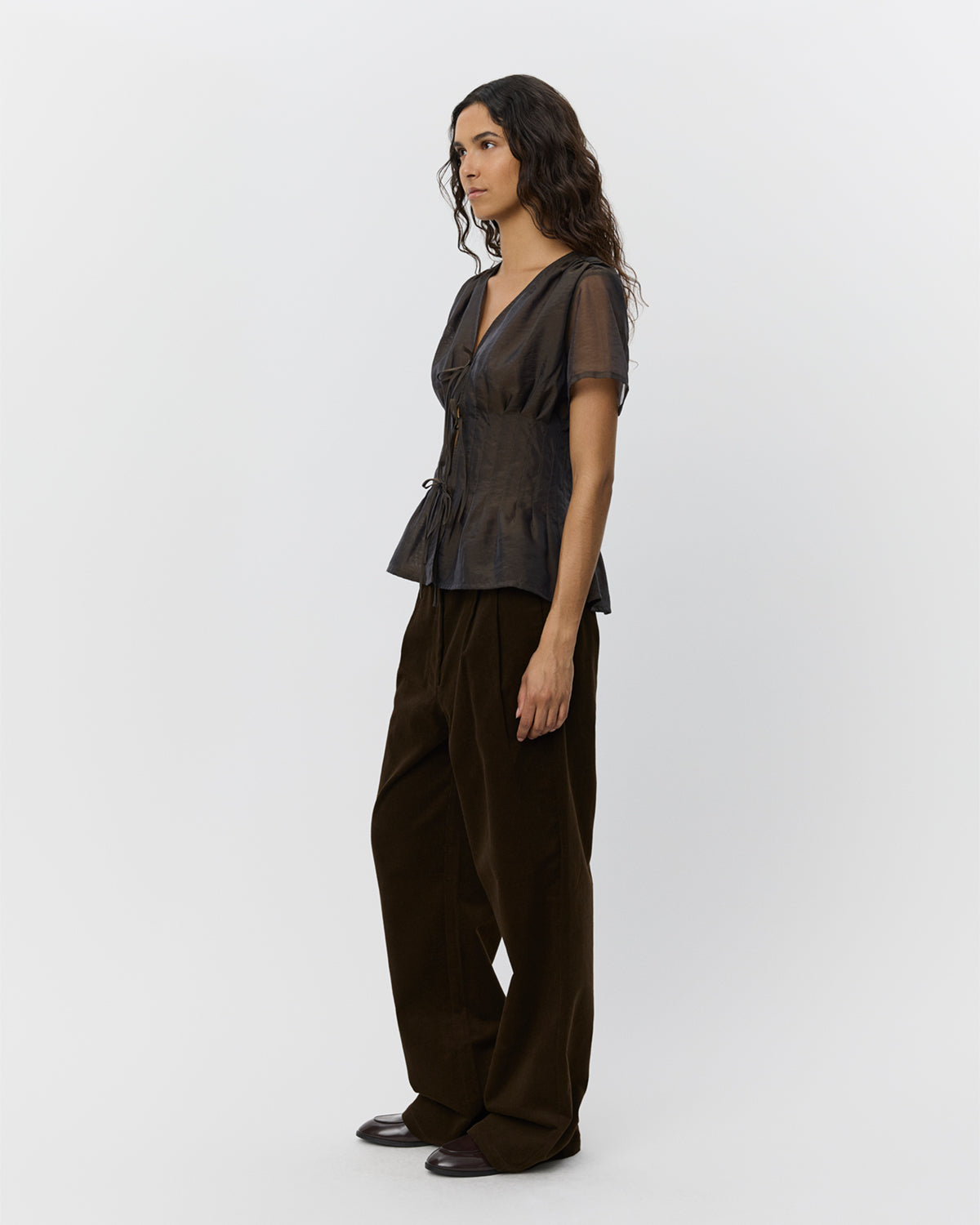 Sofie Schnoor WOMEN MALINASW BUKSER Buks 7025 Dark brown