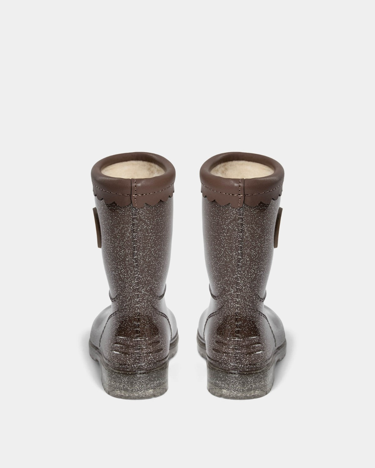 Sofie Schnoor KIDS MELLYKB GUMMISTØVLE MED FOER Gummistøvle 7080 Dark brown