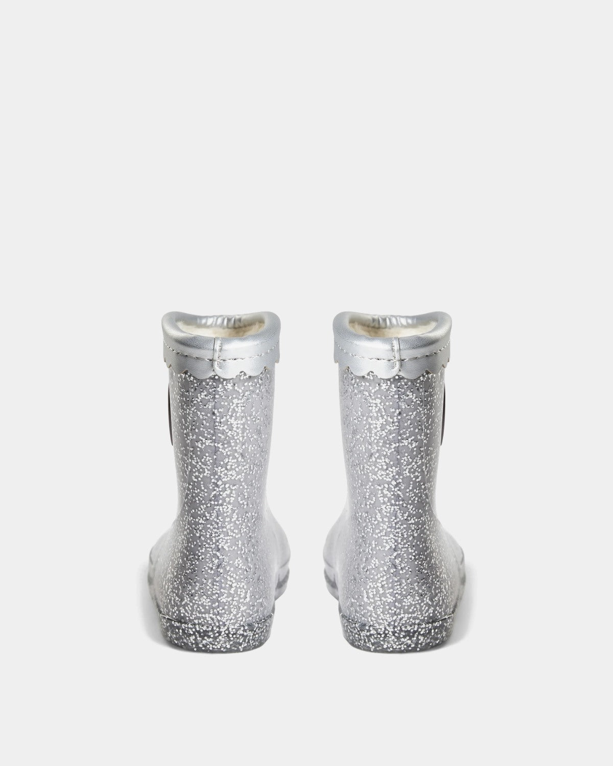 Sofie Schnoor KIDS MELLYSK GUMMISTØVLE MED FOER Gummistøvle 8005 Silver