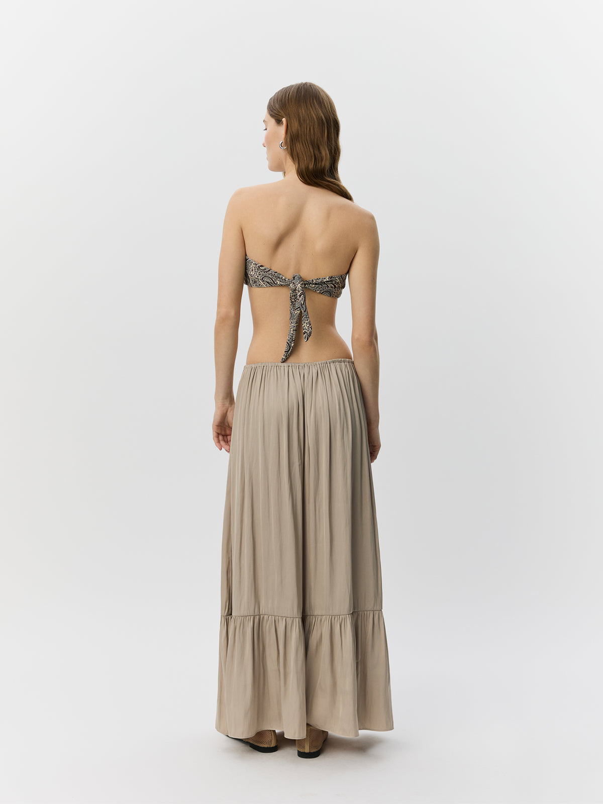 Sofie Schnoor WOMEN MILIASW MAXI NEDERDEL Nederdel 8058 Feather Gray