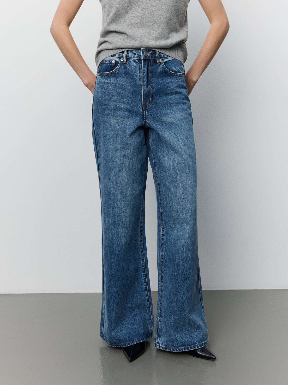 Sofie Schnoor WOMEN NAPOLISW HØJTALJEDE JEANS Jeans 5086 Light denim blue