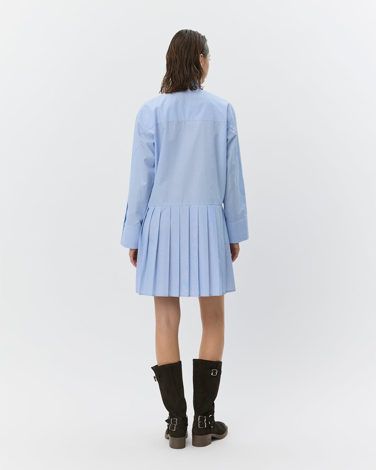 Sofie Schnoor WOMEN PENELOPASW PLISSERET SKJORTE KJOLE Kjole 5063 Light blue