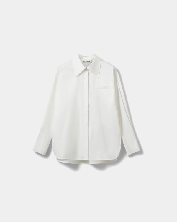 PERLASW POPLIN SKJORTE