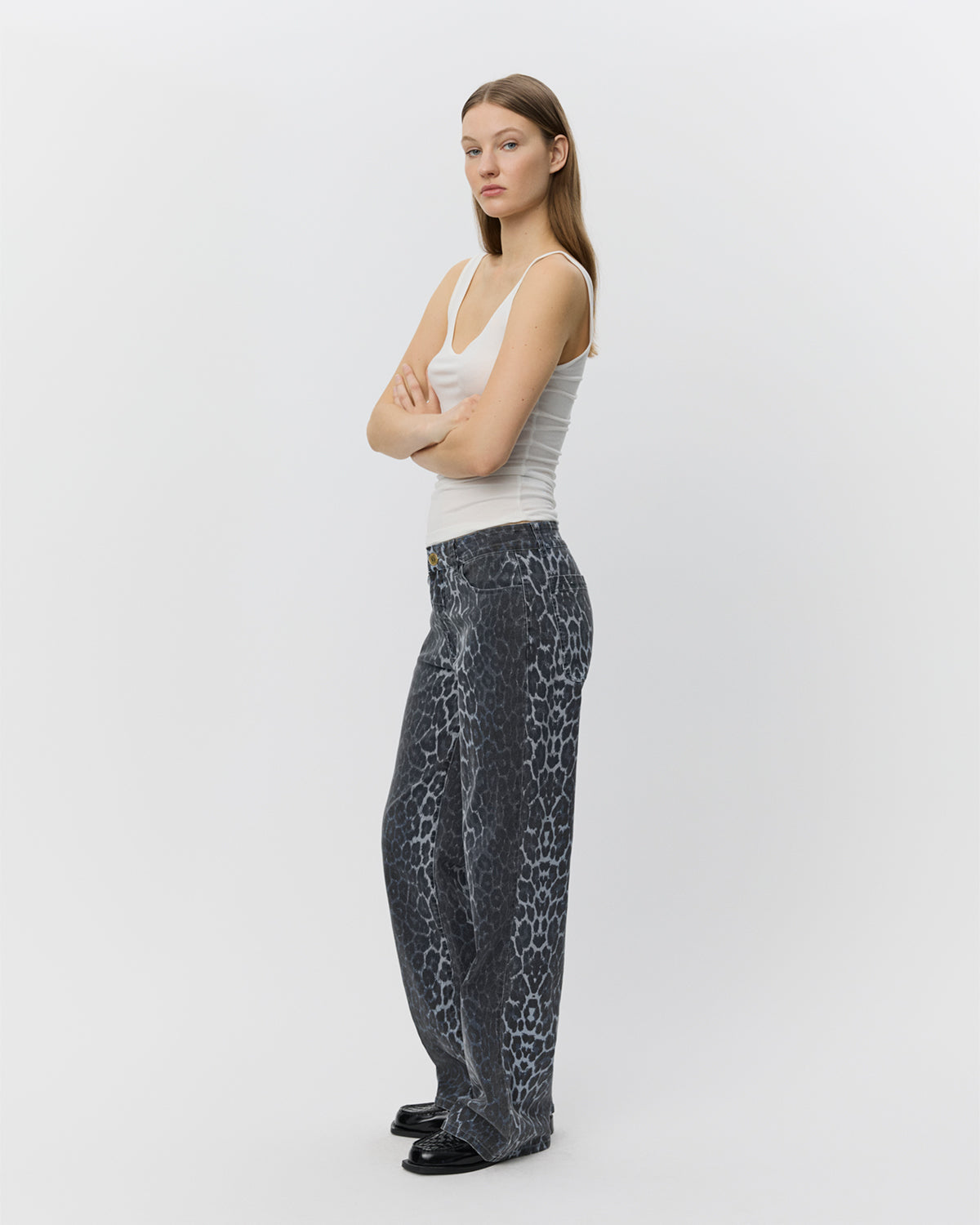 Sofie Schnoor WOMEN SIENNASW LEOPARD BUKSER Buks 5036 Blue