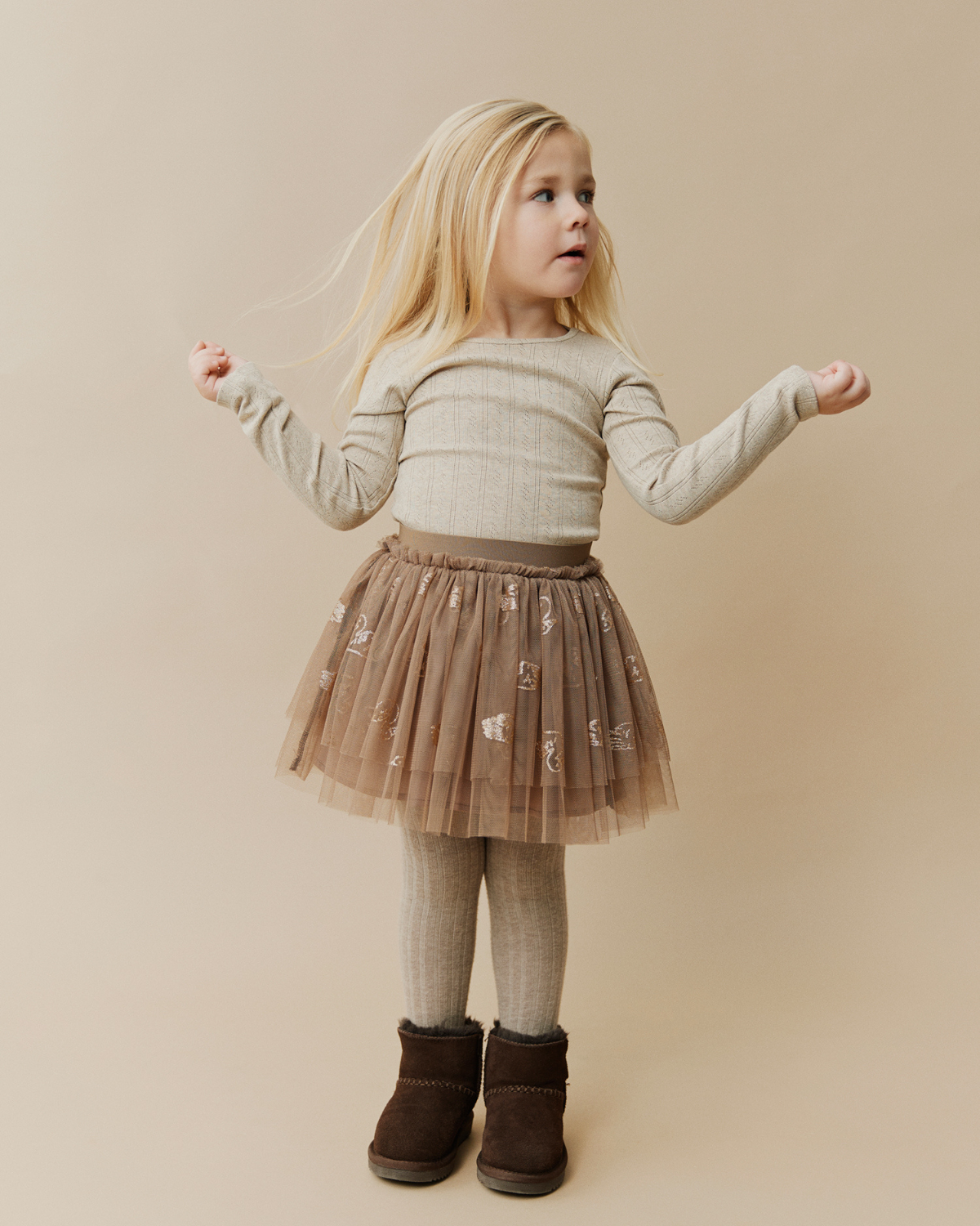 Sofie Schnoor KIDS SIGGYSK NEDERDEL Nederdel 7125 Brown