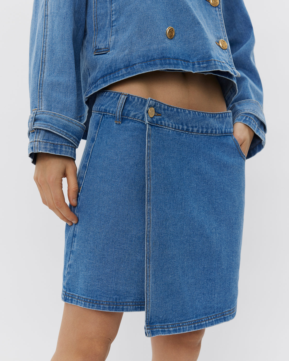 Sofie Schnoor WOMEN THINASW NEDERDEL Nederdel 5002 Denim blue