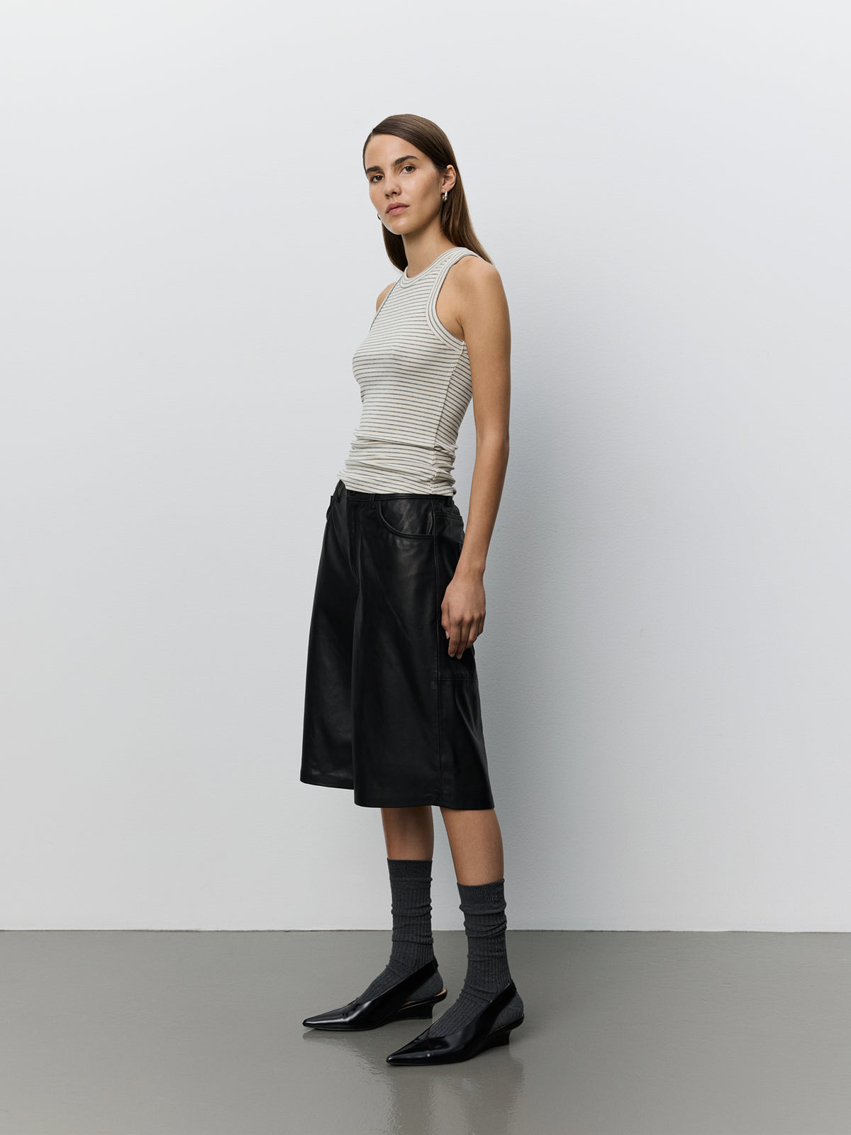 Sofie Schnoor WOMEN VOKESW LÆDERSHORTS Shorts 1000 Black